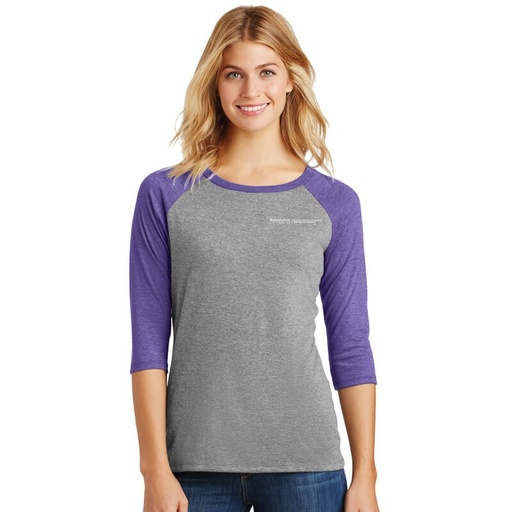 [2755203-35-6LG] BU District Women's Perfect Tri 3/4 Sleeve Raglan