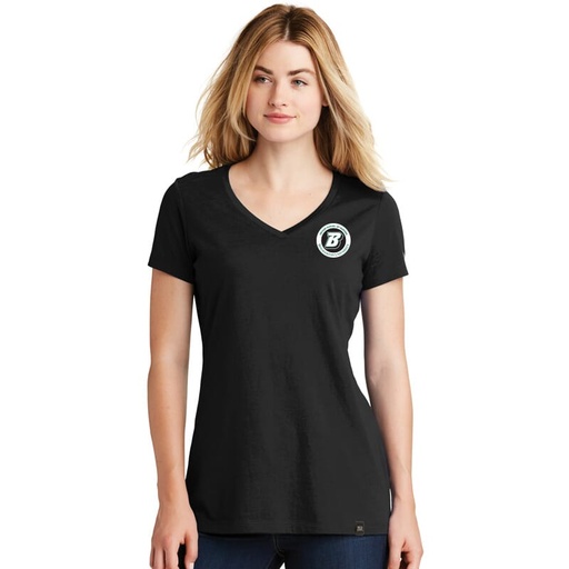[2755188] BU New Era Women's Heritage Blend V-Neck Tee